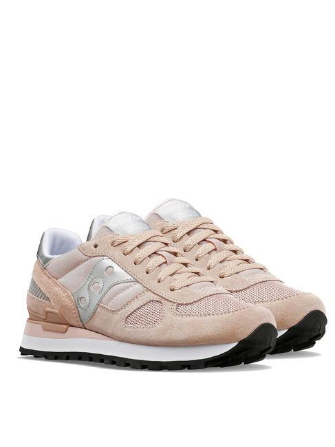 SAUCONY SHADOW ORIGINAL Zapatillas bronceado/plata - Zapatos Mujer