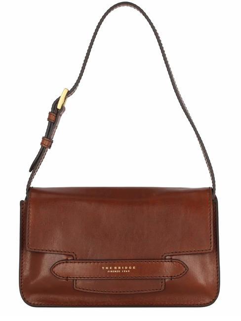 THE BRIDGE LUCREZIA Bolso bandolera, en piel BROWN - Bolsos Mujer