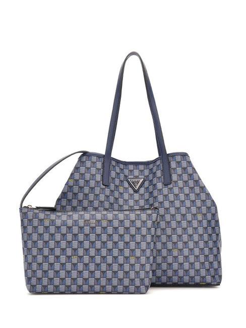 GUESS VIKKY LL Bolsa de hombro logotipo azul - Bolsos Mujer