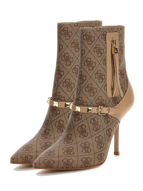 GUESS AYLO3 Botas altas Beige / Marrón - Zapatos Mujer