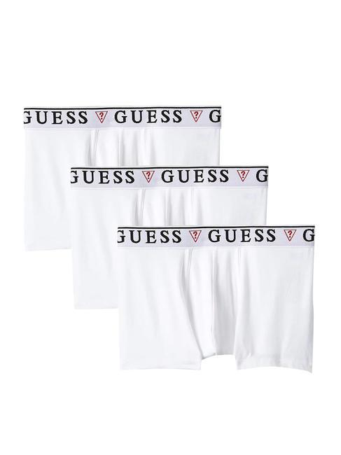 GUESS BRIAN Set 3 boxeadores blanco óptico - Calzoncillos de hombre