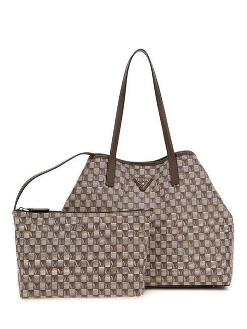 GUESS VIKKY LL Bolsa de hombro logotipo de granito - Bolsos Mujer