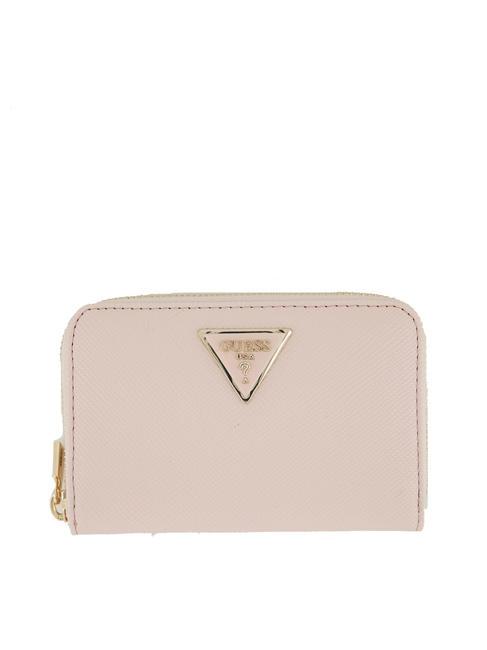 GUESS LAUREL Cartera mediana con cremallera rosa claro - Carteras Mujer