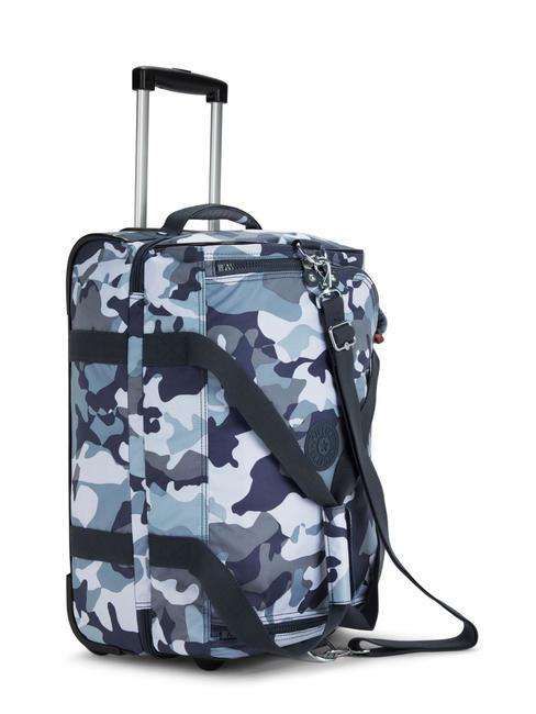 KIPLING TEAGAN S Bolsa de equipaje de mano trolley fresco camuflaje gris - Equipaje de mano