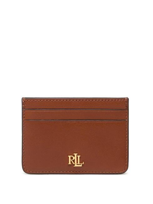 RALPH LAUREN LAUREN Tarjetero de piel negro2 - Carteras Mujer