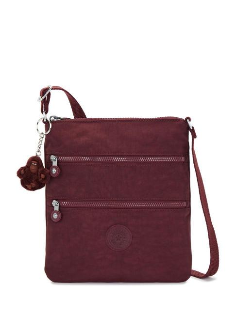 KIPLING KEIKO Bolso bandolera vertical merlot - Bolsos Mujer