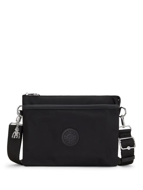 KIPLING RIRI L Bolso bandolera plano paka negro c - Bolsos Mujer