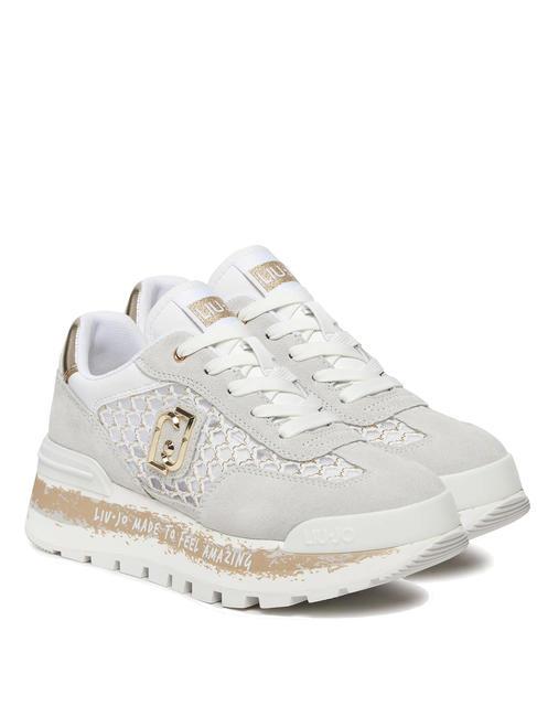 LIUJO AMAZING 23 Zapatillas blanco / dorado claro - Zapatos Mujer