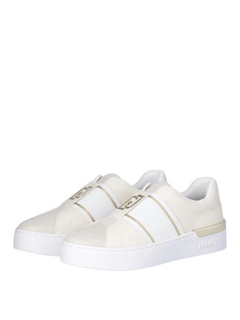 LIUJO SILVIA 100 Zapatillas sin cordones con logo blanco - Zapatos Mujer