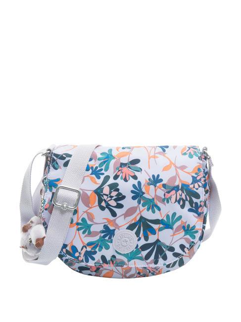 KIPLING LUCASTA Mini bolso con solapa para el hombro flores dramáticas - Bolsos Mujer