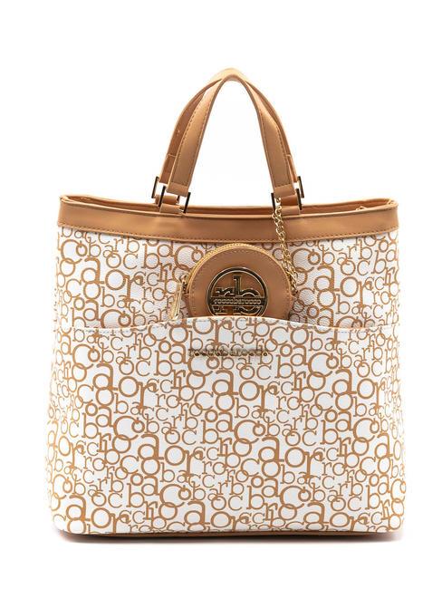 ROCCOBAROCCO GIADA Mochila con asas blanco/piel de vaca - Bolsos Mujer