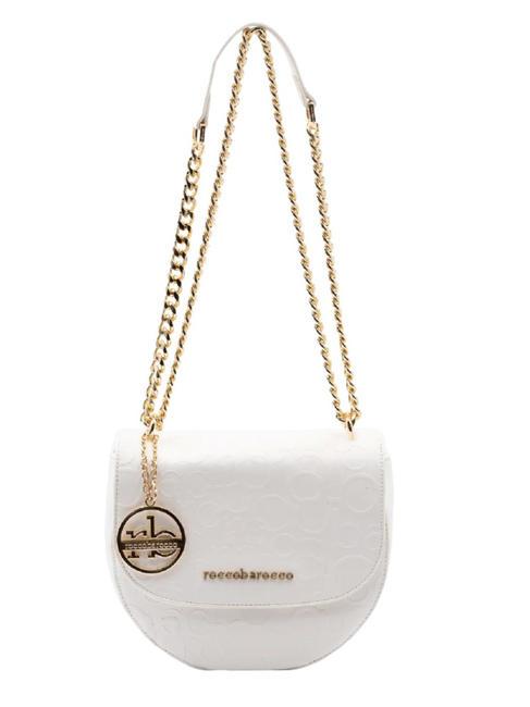 ROCCOBAROCCO RUBINO Bolso de hombro con cadena Blanco - Bolsos Mujer