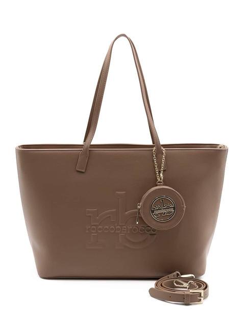 ROCCOBAROCCO PERLA Bolso shopping con bandolera Marrón - Bolsos Mujer