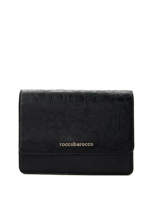 ROCCOBAROCCO RUBINO Bolso bandolera con solapa negro - Bolsos Mujer