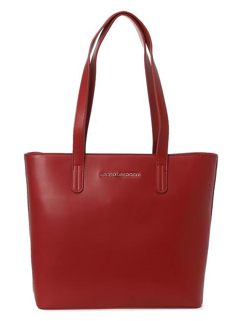 ROCCOBAROCCO CORNIOLA Bolso shopping al hombro rojo - Bolsos Mujer