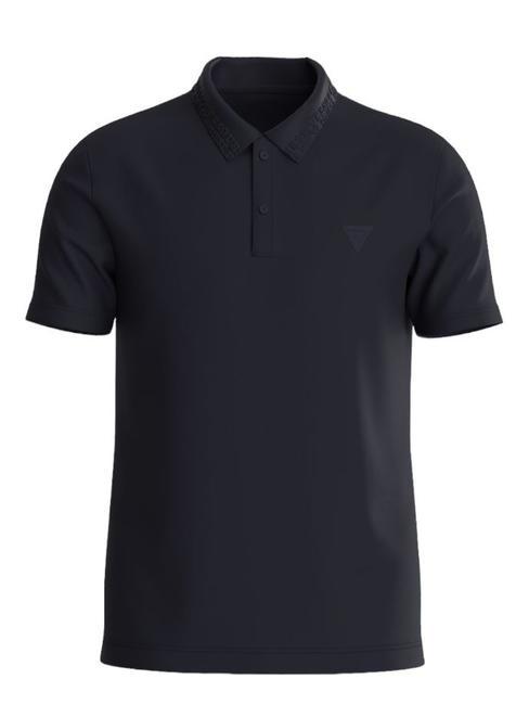 GUESS NOLAN Polo elástico de manga corta smartblue - camisa polo