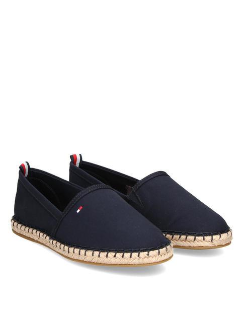 TOMMY HILFIGER BASIC TOMMY Alpargatas bajas de lona espacio azul - Zapatos Mujer