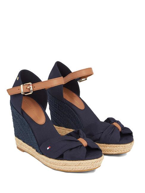 TOMMY HILFIGER BASIC Sandalias de punta abierta BASIC espacio azul - Zapatos Mujer