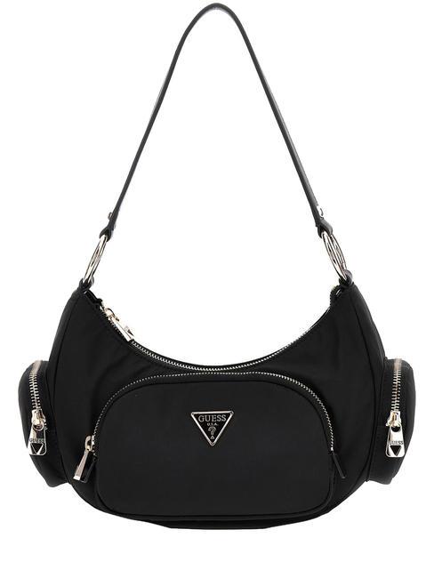 GUESS ECO GEMMA  Bolsa de hombro NEGRO - Bolsos Mujer