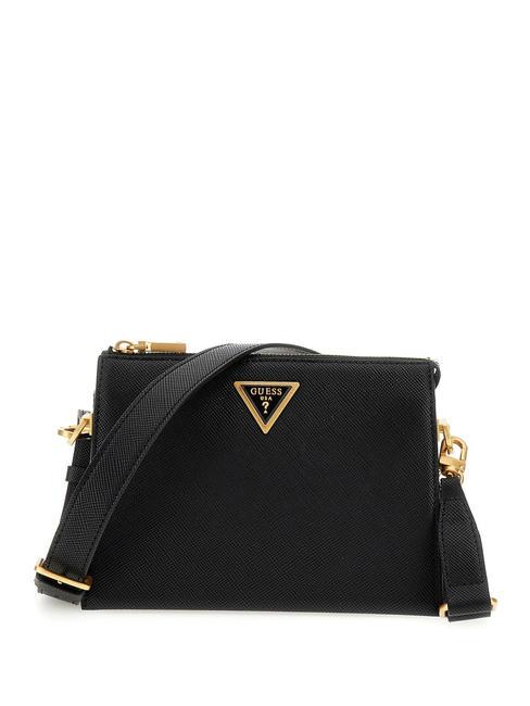 GUESS LOSSIE Mini bolso de hombro NEGRO - Bolsos Mujer