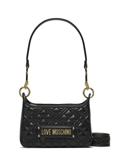 LOVE MOSCHINO QUILTED Bolso bandolera con bandolera negro - Bolsos Mujer