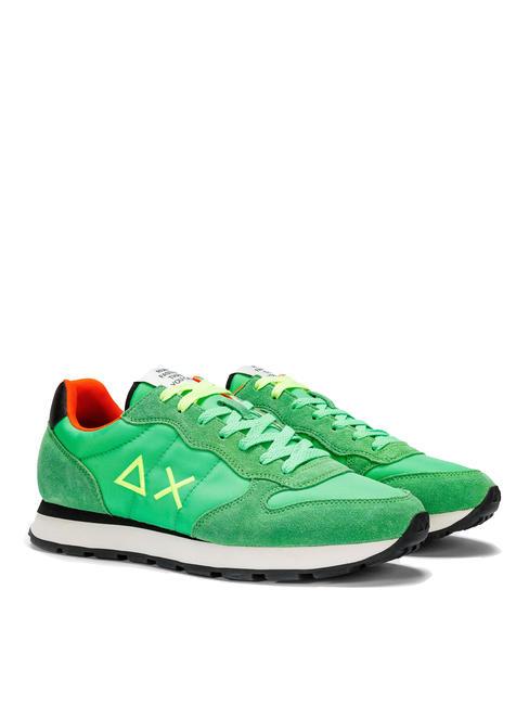 SUN68 TOM SOLID Zapatillas verde fluorescente - Zapatos Hombre