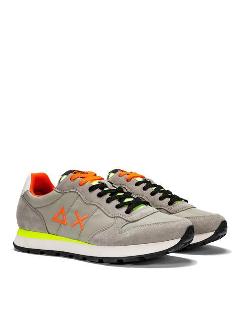 SUN68 TOM FLUO Zapatillas gris claro - Zapatos Hombre