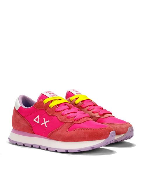 SUN68 ALLY SOLID NYLON Zapatillas fucsia - Zapatos Mujer