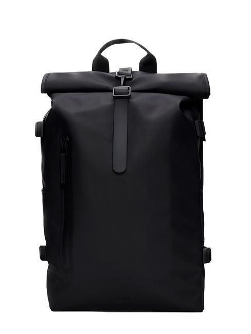 RAINS ROLLTOP RUCKSACK Mochila negro - Mochilas