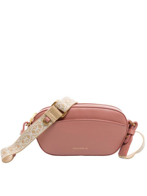 COCCINELLE ENCHANTEUSE Mini bolso bandolera, en piel. camelia - Bolsos Mujer