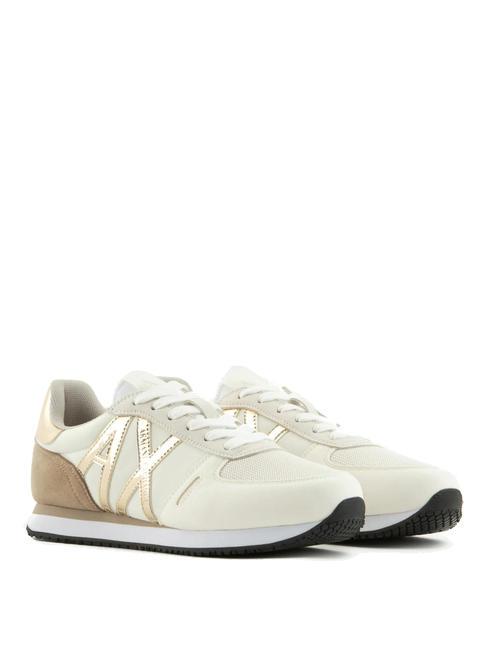 ARMANI EXCHANGE sneaker Zapatillas beige+dorado - Zapatos Mujer