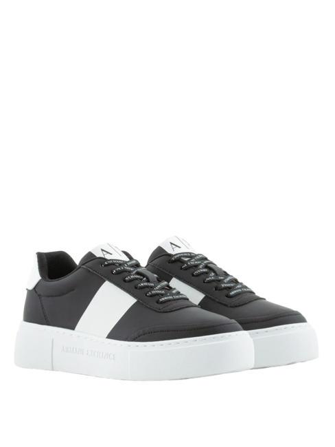 ARMANI EXCHANGE A|X Zapatillas con plataforma negro+op.blanco - Zapatos Mujer