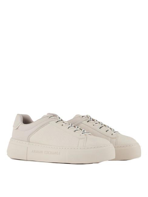 ARMANI EXCHANGE A|X Zapatillas blanco roto + beige - Zapatos Mujer