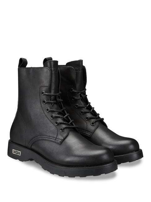 CULT ZEPPELIN MAN 1308 Botines de piel con cordones negro - Zapatos Hombre