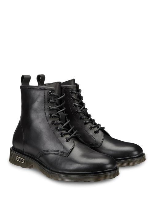 CULT OZZY 416 Botines anfibios de piel negro - Zapatos Hombre