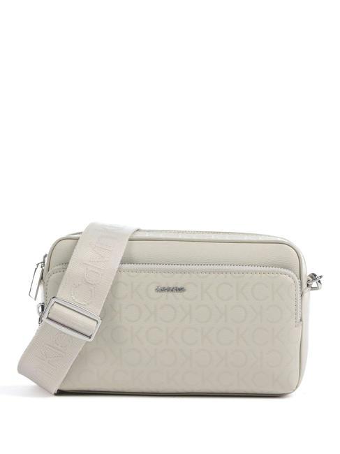 CALVIN KLEIN CK MUST Mini bolso para cámara con correa para el hombro beige piedra - Bolsos Mujer