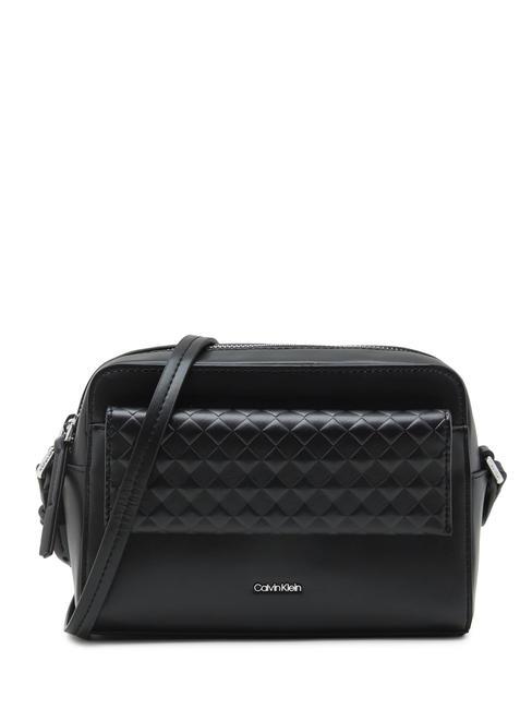 CALVIN KLEIN CALVIN MINI QUILT Mini bolso de hombro pvh negro - Bolsos Mujer