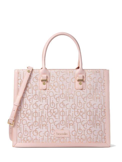 BRACCIALINI FONT Bolso tote con bandolera rosa - Bolsos Mujer