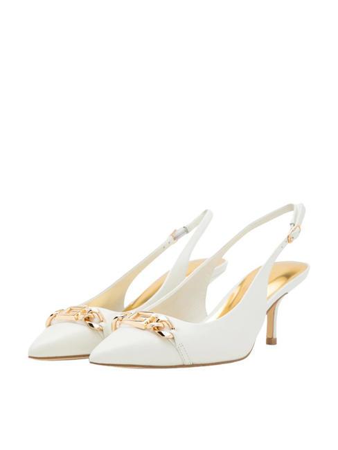 GUESS SDINA Zapatos de salón destalonados de piel blanco - Zapatos Mujer