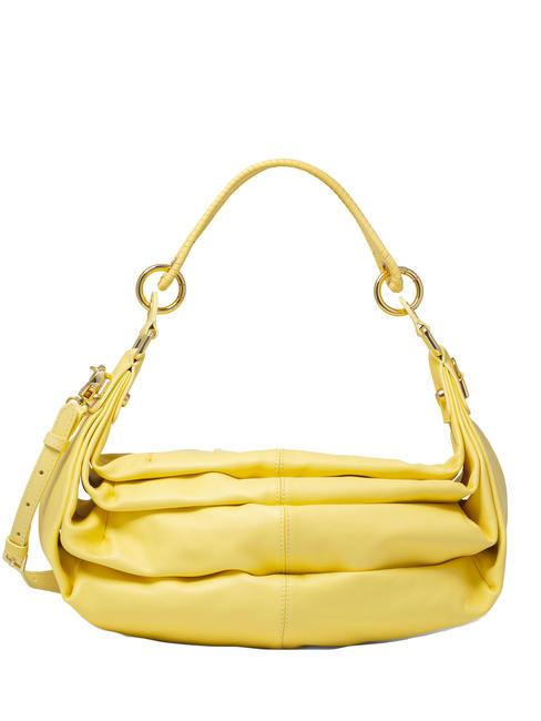 BRACCIALINI MOON Bolso de piel con bandolera amarillo - Bolsos Mujer