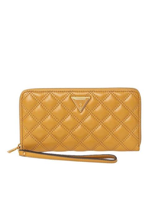 GUESS GIULLY Cartera organizadora mostaza - Carteras Mujer