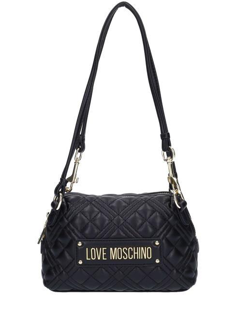 LOVE MOSCHINO QUILTED Bolso bandolera micro negro - Bolsos Mujer