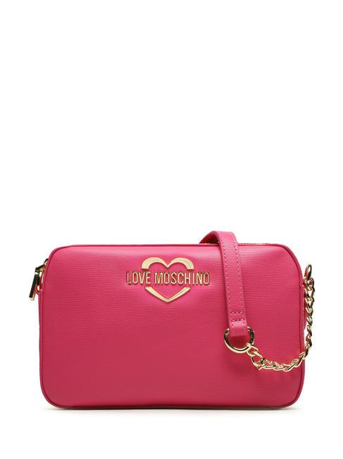 LOVE MOSCHINO HOLLIES Minibolso de hombro fucsia - Bolsos Mujer