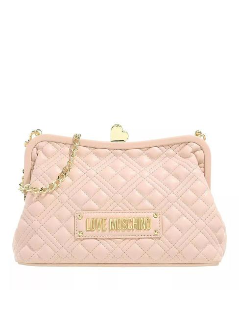 LOVE MOSCHINO QUILTED  Bolso de mano con bandolera polvos - Bolsos Mujer