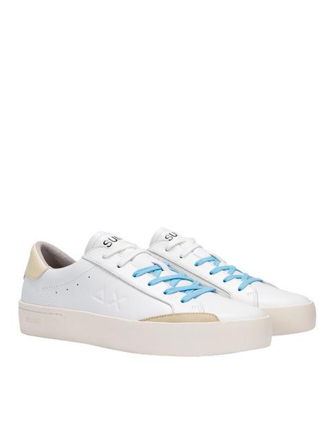 SUN68 STREET LEATHER Zapatillas blanco/blanco cremoso - Zapatos Hombre