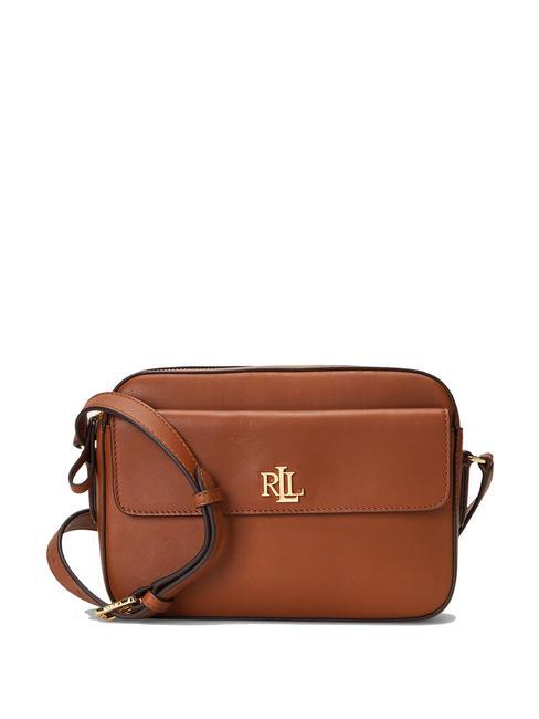 RALPH LAUREN MARCY Bolso bandolera mediano de piel marrón3 - Bolsos Mujer