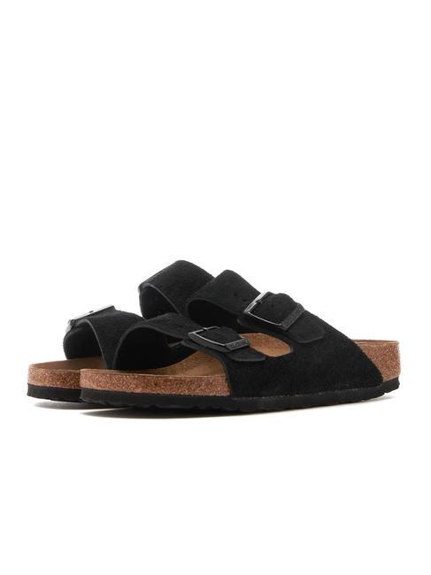 BIRKENSTOCK ARIZONA Zapatilla de ante negro - Zapatos unisex