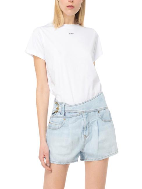 PINKO BASIC Camiseta de punto blanco brillante - camiseta