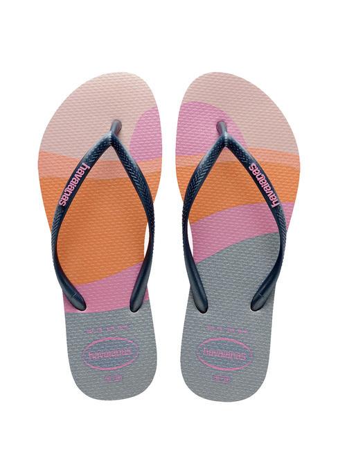 HAVAIANAS PALETTE GLOW Chancletas rosas peonía - Zapatos Mujer