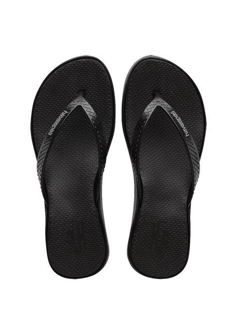 HAVAIANAS HIGH PLATFORM Chanclas con cuña NEGRO - Zapatos Mujer